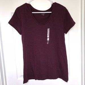 LOFT Outlet New Maroon Top- Size Small